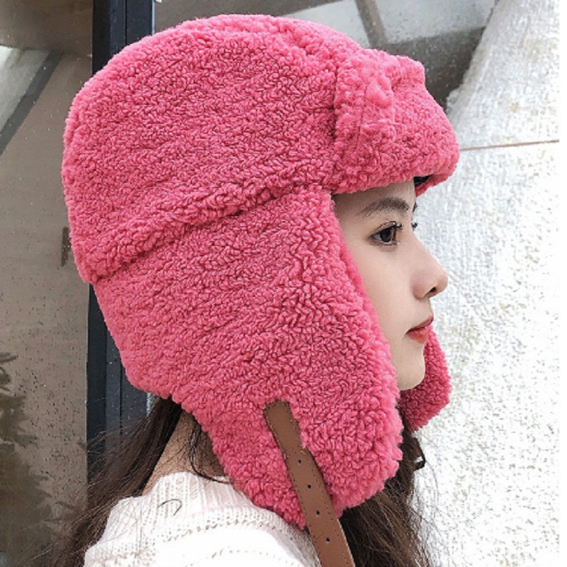 Winter Trapper Hat - Y2K Ragazze Donne Cappello Bomber Pilota