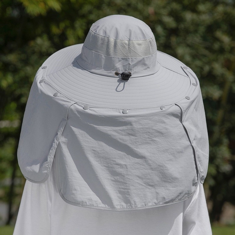 Bucket Hat Cotton - Cappello da sole semplice in tessuto